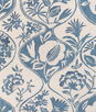 Lee Jofa Calathea Print Blue Fabric
