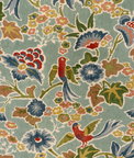 Lee Jofa Posy Print Aqua/Ivy Fabric