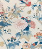 Lee Jofa Gardenia Print Blue/Red Fabric