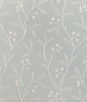 Lee Jofa Iris Embroidery Aqua Fabric