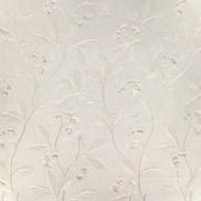 Lee Jofa Iris Embroidery Ivory Fabric