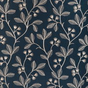 Lee Jofa Iris Embroidery Midnight Fabric