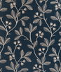 Lee Jofa Iris Embroidery Midnight Fabric