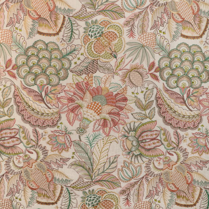 Lee Jofa Eden Embroidery Pink/Multi Fabric