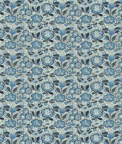 Lee Jofa Imari I Blue Fabric