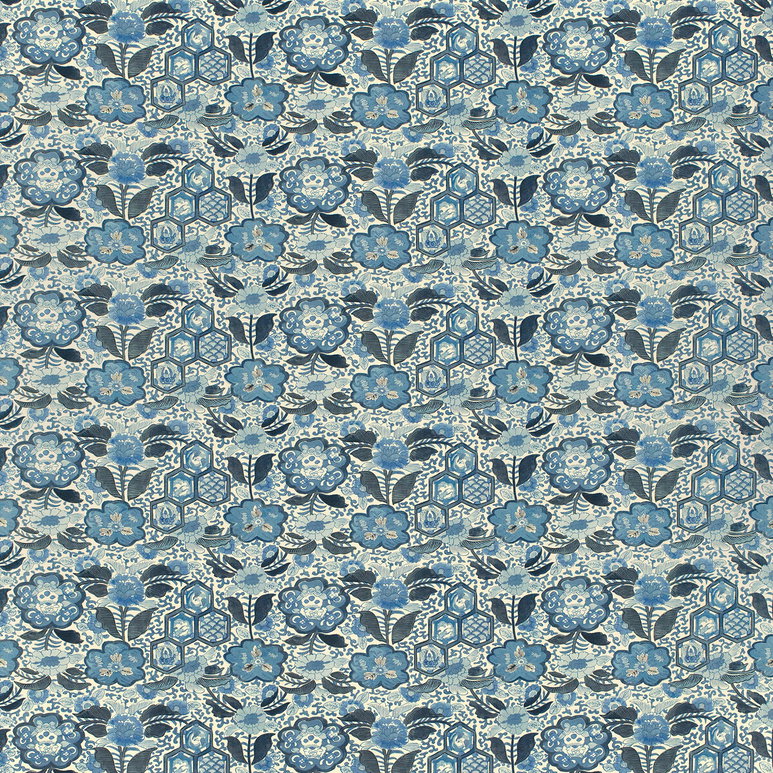 Lee Jofa Imari I Blue Fabric