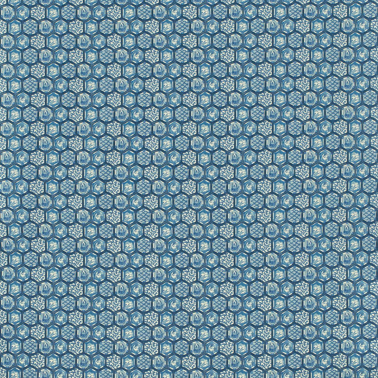 Lee Jofa Imari II Blue Fabric