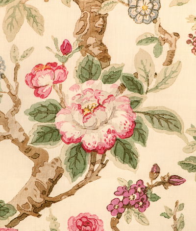 Lee Jofa Tara Magnolia Berry Fabric
