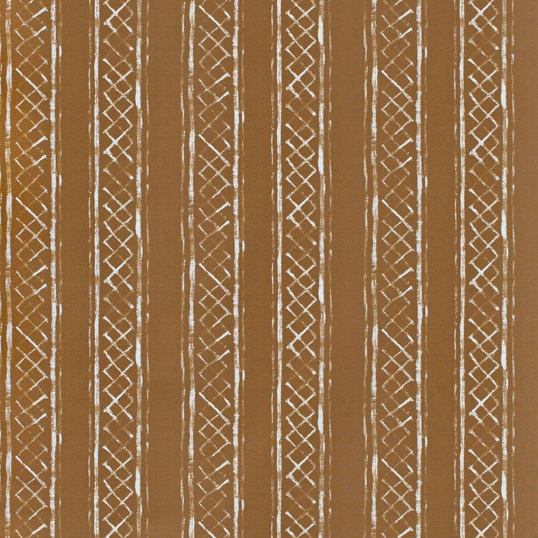 Lee Jofa Milos Blotched Stripe Ochre Fabric