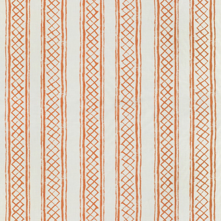 Lee Jofa Milos Stripe Terracotta Fabric