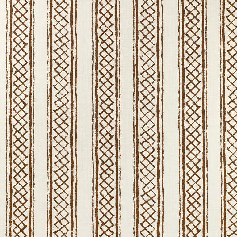 Lee Jofa Milos Stripe Brown Fabric