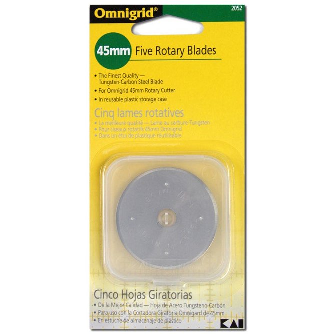 Omnigrid 45mm Replacement Rotary Blades - 5 Pack