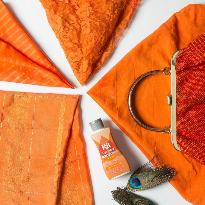 Rit DyeMore Liquid Synthetic Fiber Dye - Apricot Orange image 2 of 3