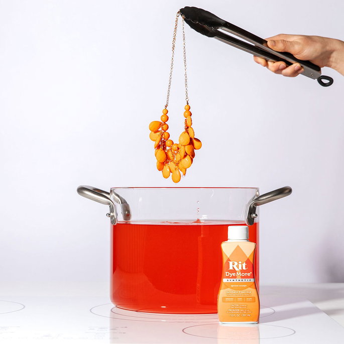 Rit DyeMore Liquid Synthetic Fiber Dye - Apricot Orange image 3 of 3