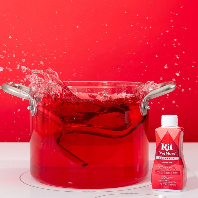 Rit DyeMore Liquid Synthetic Fiber Dye - Racing Red image 3 of 3