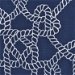 Duralee Roped In Navy Fabric thumbnail image 2 of 5