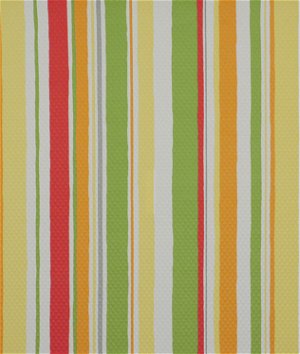Robert Allen @ Home Baja Stripe Embossed Poppy Fabric
