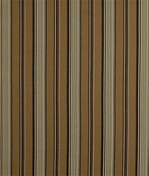 Robert Allen @ Home Luxe Stripe Onyx Flax Fabric