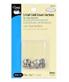 5 Half Ball Cover Buttons -Size 18