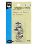 Dritz 4 Half Ball Cover Buttons - Size 30