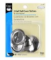 2 Half Ball Cover Buttons - Size 60