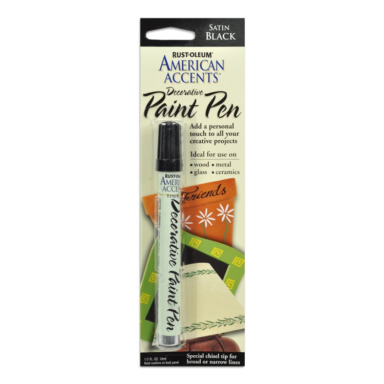 Rust-Oleum American Accents Decorative Paint Pen Satin Black