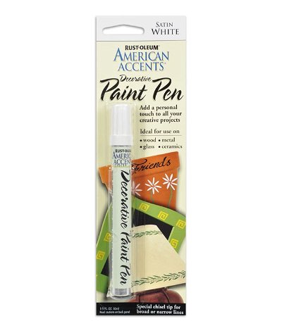 Rust-Oleum American Accents Decorative Paint Pen Satin White