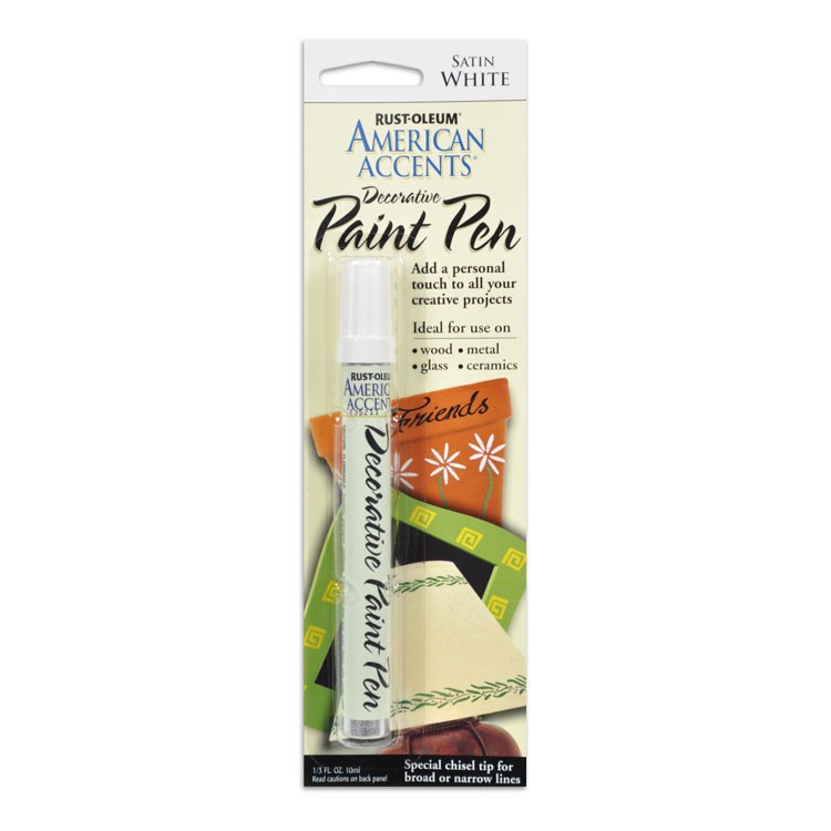 Rust-Oleum American Accents Decorative Paint Pen Satin White
