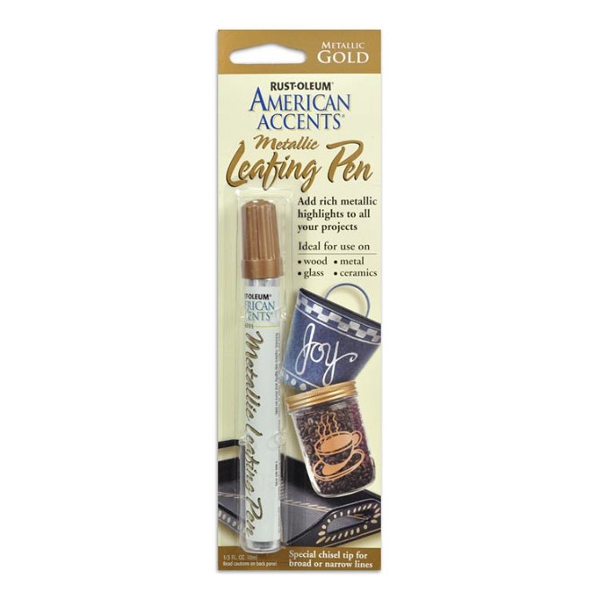Rust-Oleum American Accents Metallic Leafing Pen Gold