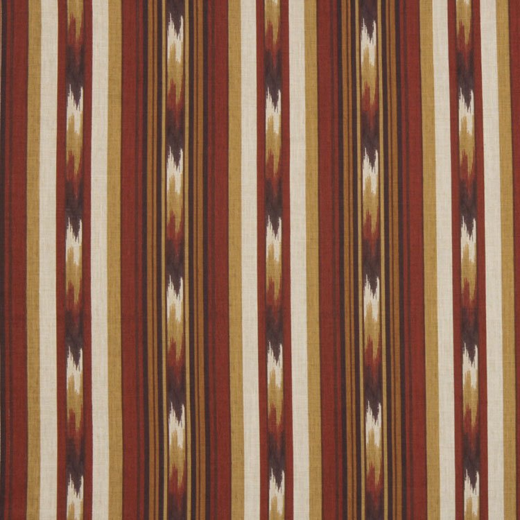 Robert Allen @ Home Ikat Stripe Spice Fabric