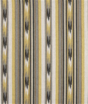 Robert Allen @ Home Ikat Stripe Greystone Fabric