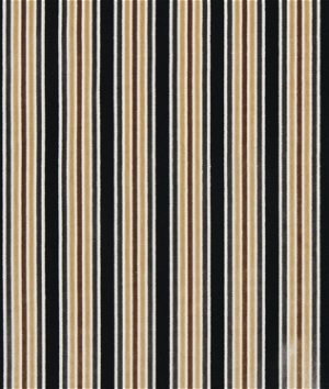 Robert Allen @ Home Multi Velvet Stripe Backed Greystone Fabric