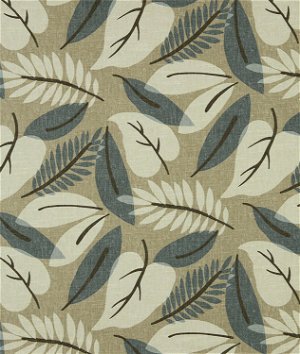 Robert Allen @ Home Fresh Leaf Indigo Fabric