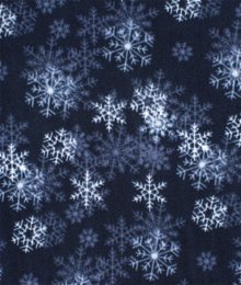 Blizzard Dark Blue WinterFleece Fabric