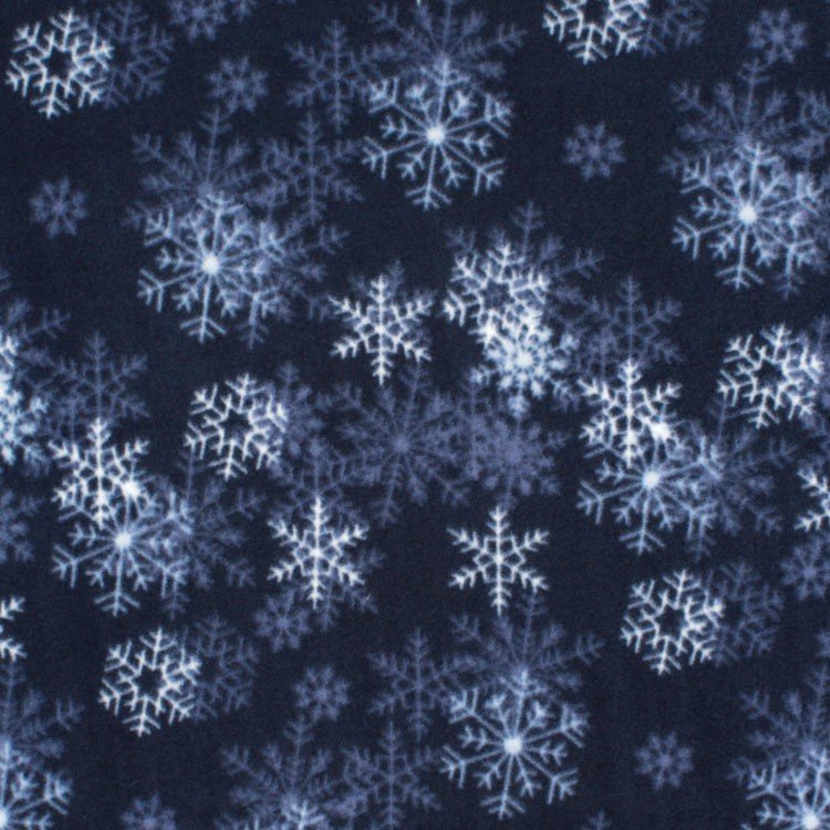 Blizzard Dark Blue WinterFleece Fabric