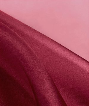 Cranberry Crystal Organza Fabric