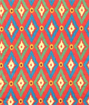 Robert Allen @ Home Modern Ikat Poppy Fabric