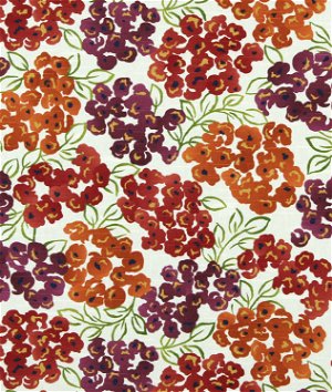 Robert Allen @ Home Luxury Floral Poppy Fabric