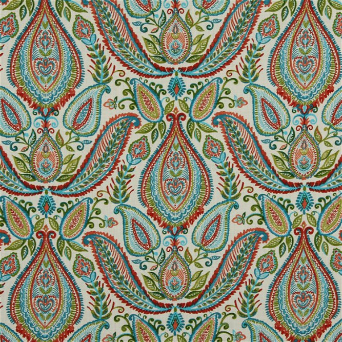 Robert Allen @ Home Ombre Paisley Poppy Fabric