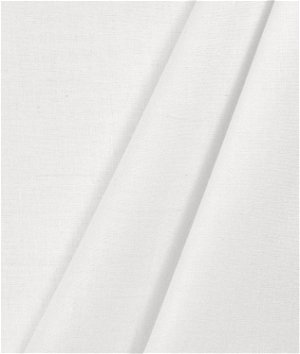 Hanes White Weather Guard Drapery Lining Fabric