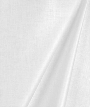 Hanes White PC Shal Drapery Lining Fabric