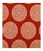 Robert Allen Paisley Way Lacquer Red Fabric