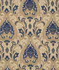 Kaslen Saxon 101 Navy Fabric