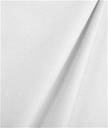 Hanes White Napped Sateen Drapery Lining Fabric