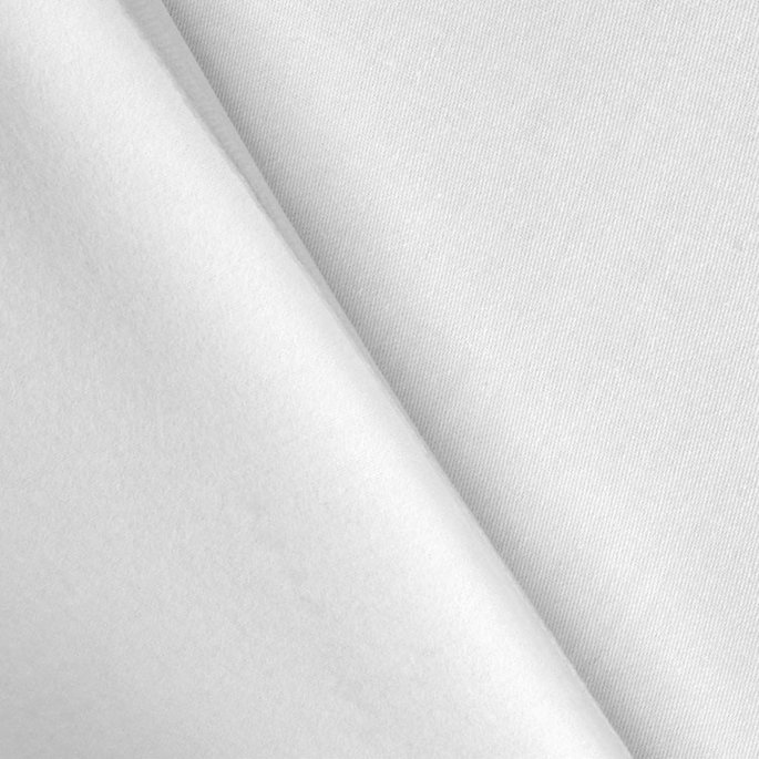 Hanes Classic Napped Sateen White Premium Drapery Lining Fabric image 2 of 2
