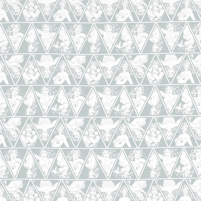 DC Comics Wonder Woman Triangles in Stone Fabric