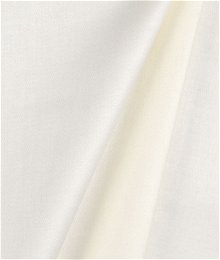 Hanes Ivory Classic Sateen Drapery Lining Fabric