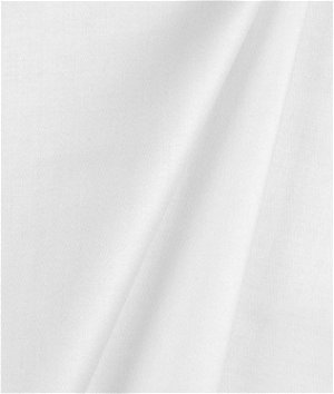 Hanes Classic White Sateen Drapery Lining Fabric