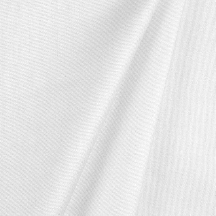 Hanes White Classic Sateen Drapery Lining Fabric