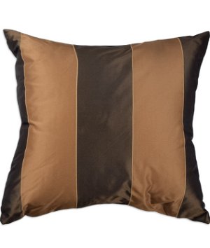 16 inch x 16 inch Carmel Stripe Premium Decorative Pillow